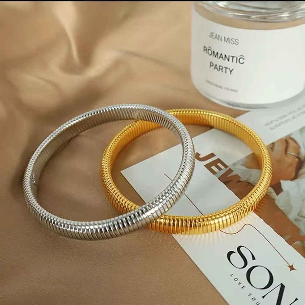 Aurora 18K Gold Stainless Steel Waterproof Slake Bracelet